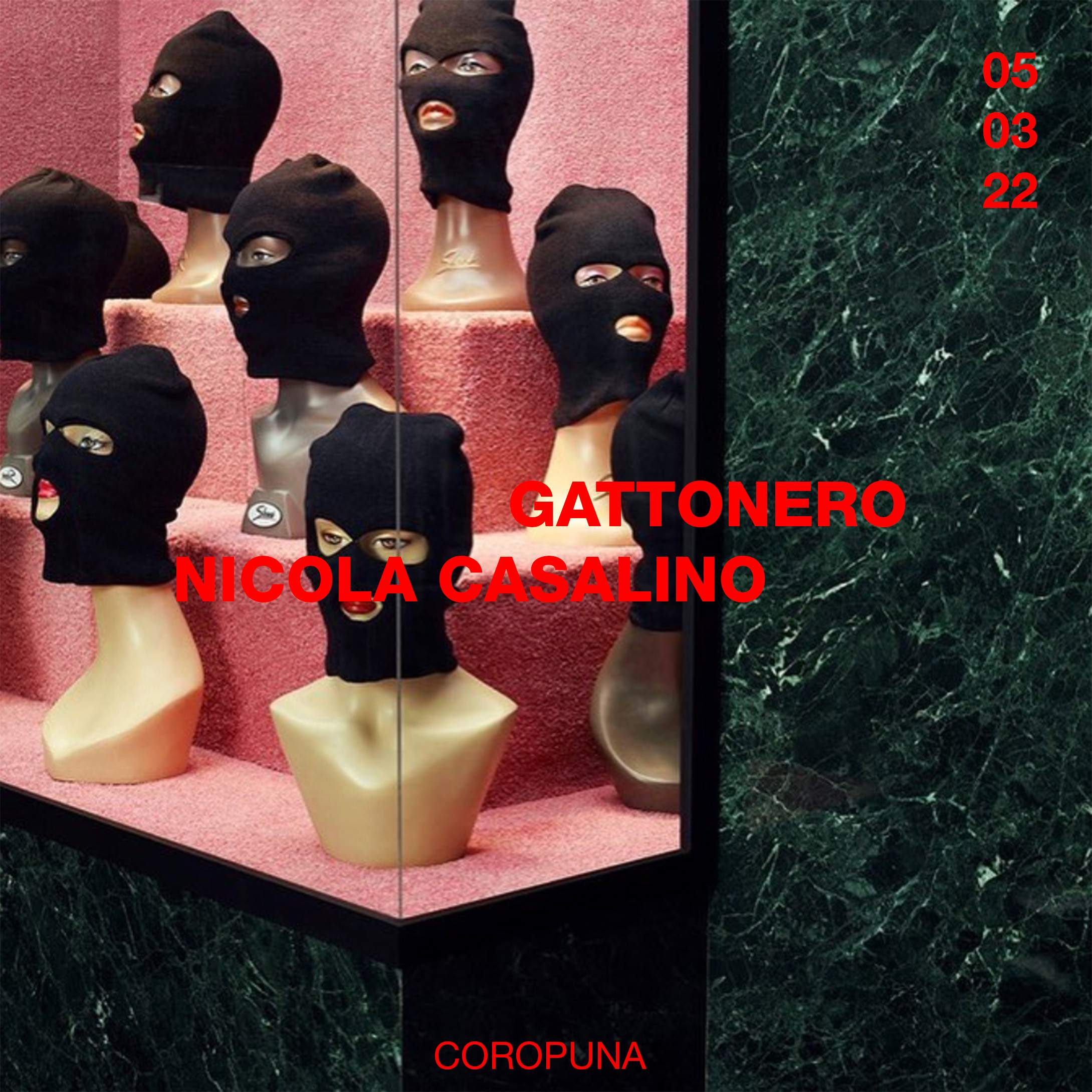 Gattonero + Nicola Casalino - フライヤー表