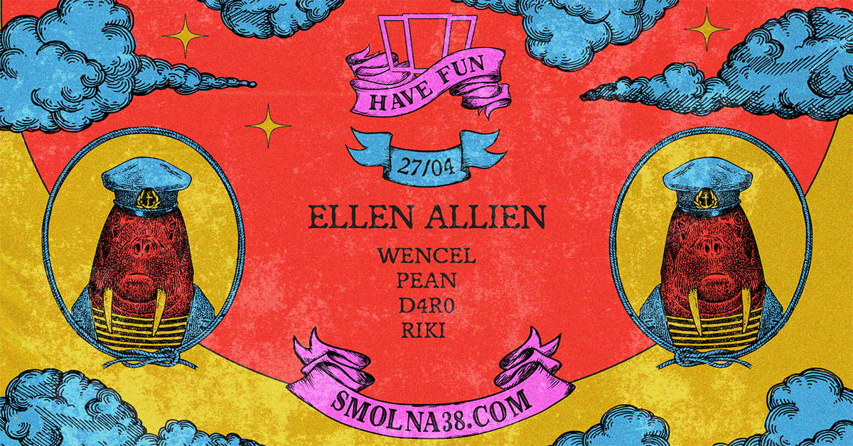 Smolna: Ellen Allien - フライヤー表