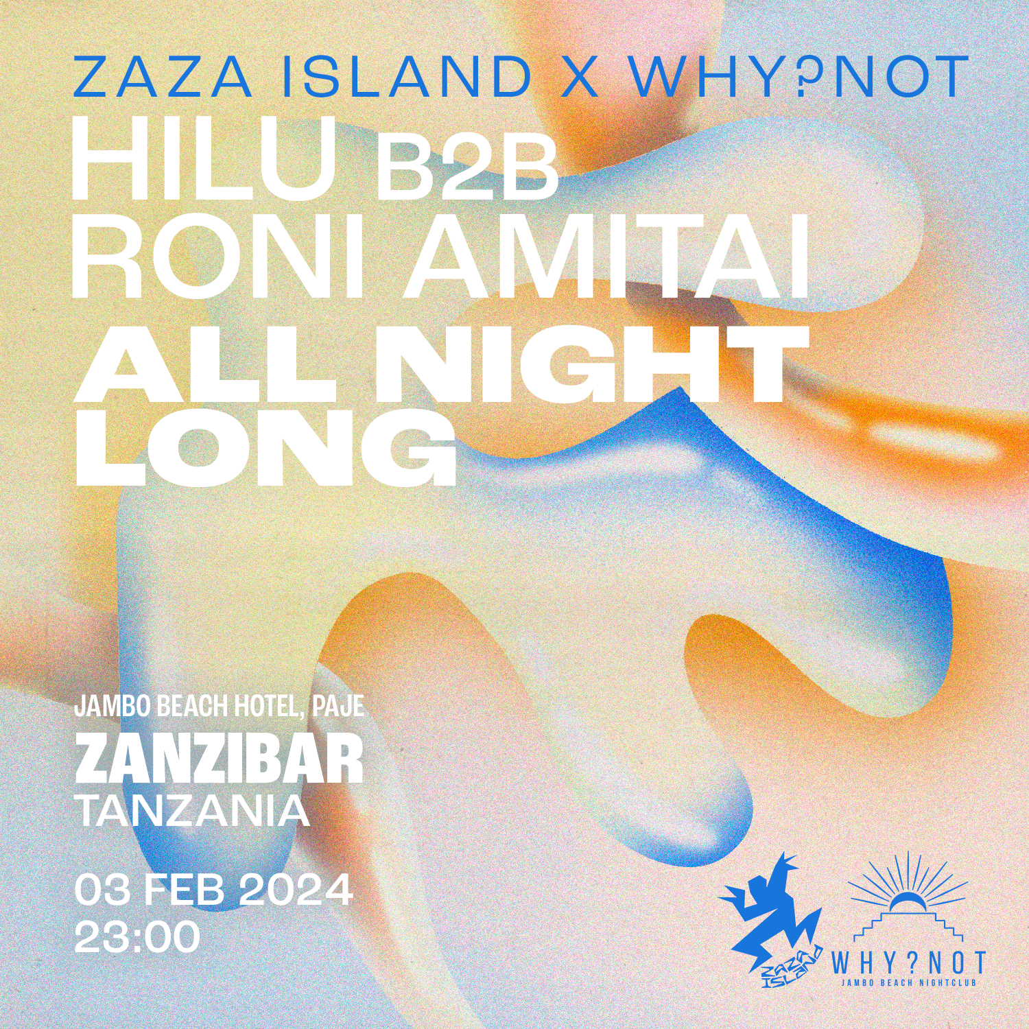 Zaza Island goes Zanzibar - フライヤー表