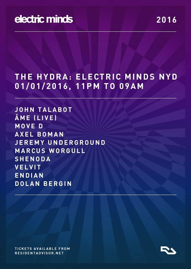 The Hydra: Electric Minds NYD - フライヤー表