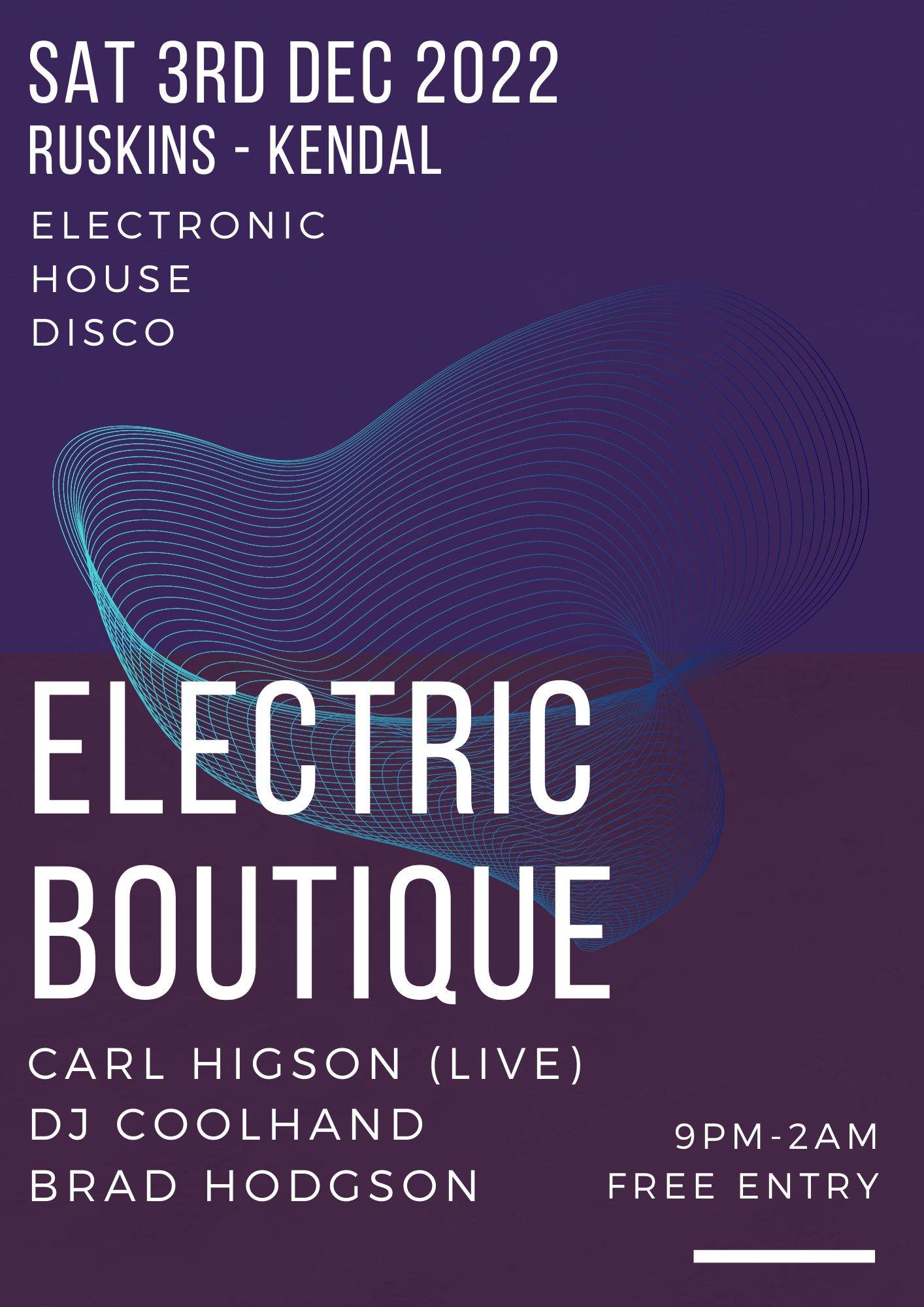 Electric Boutique at Ruskins Bar Kendal North