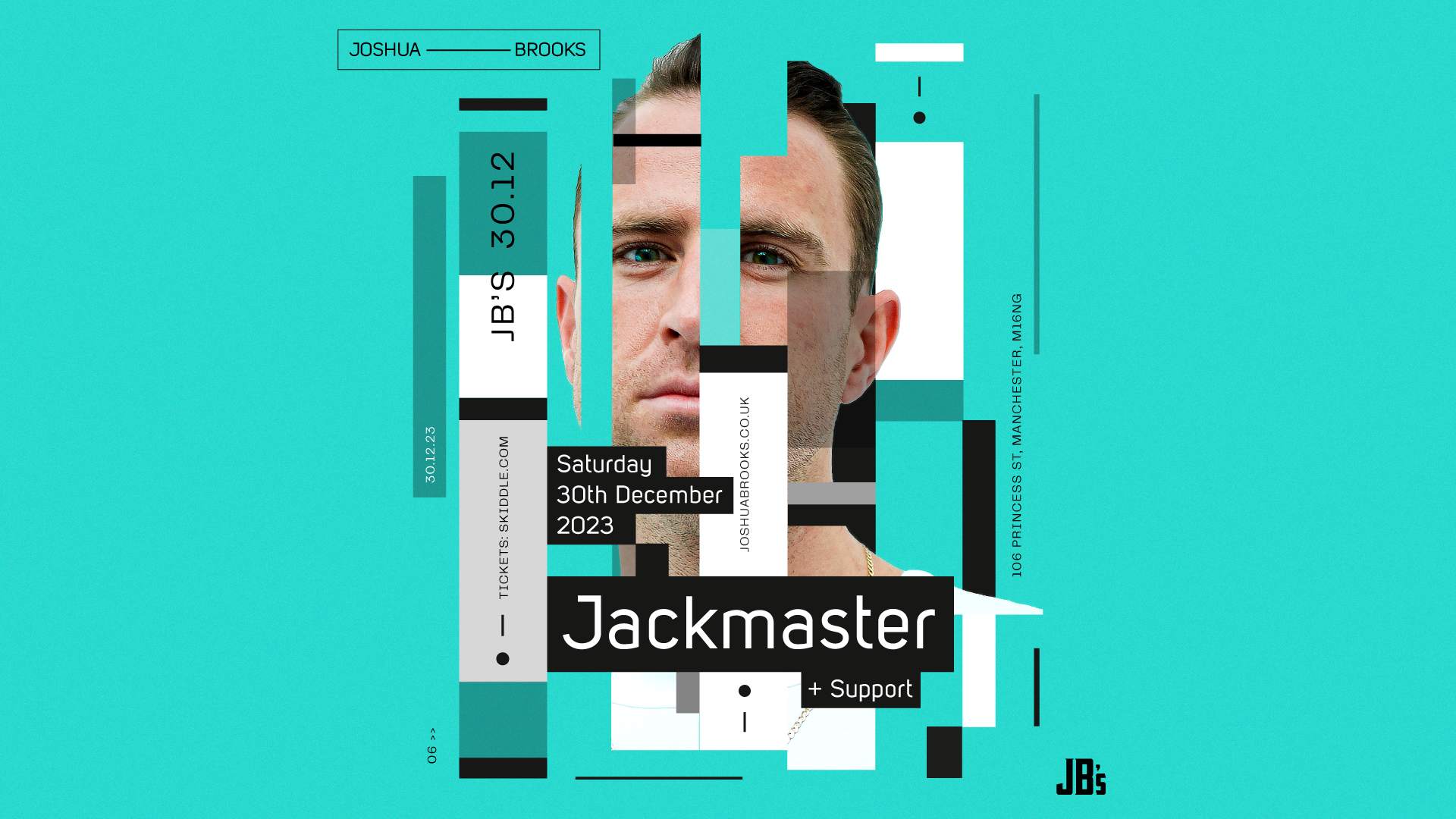 Joshua Brooks presents Jackmaster - フライヤー表