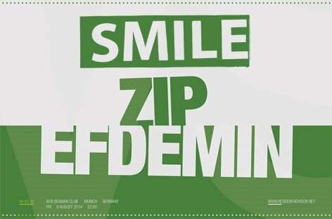 Smile Part I: RA VS - Zip & Efdemin - フライヤー裏