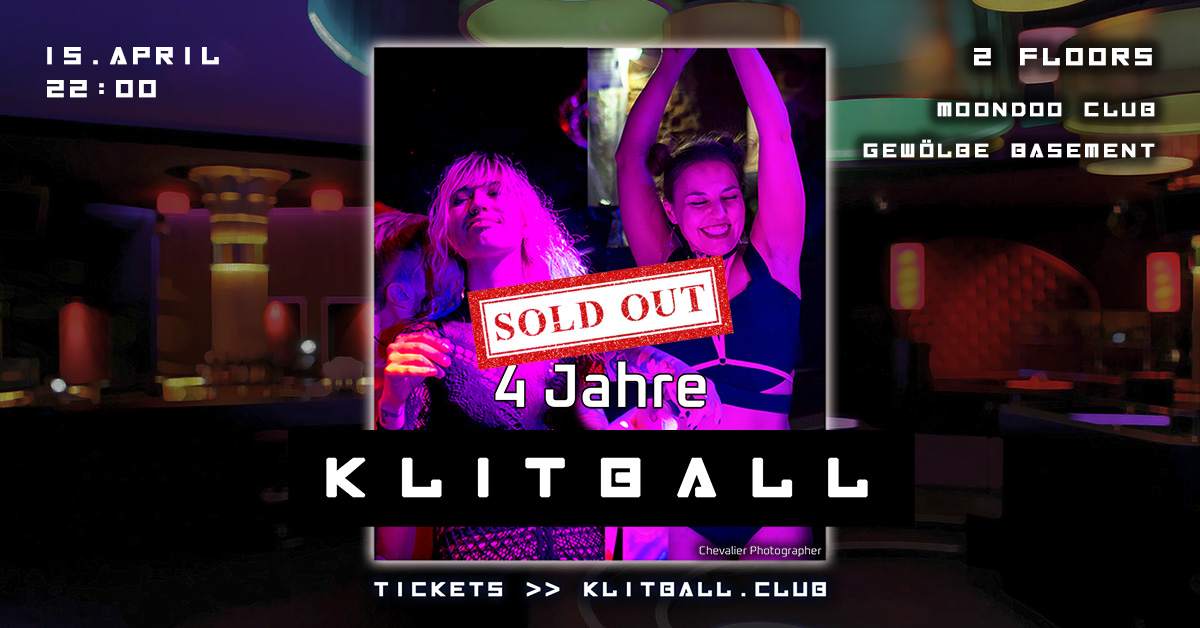 [SOLD OUT] 4 Jahre Klitball / 2 Music-Floor - フライヤー表