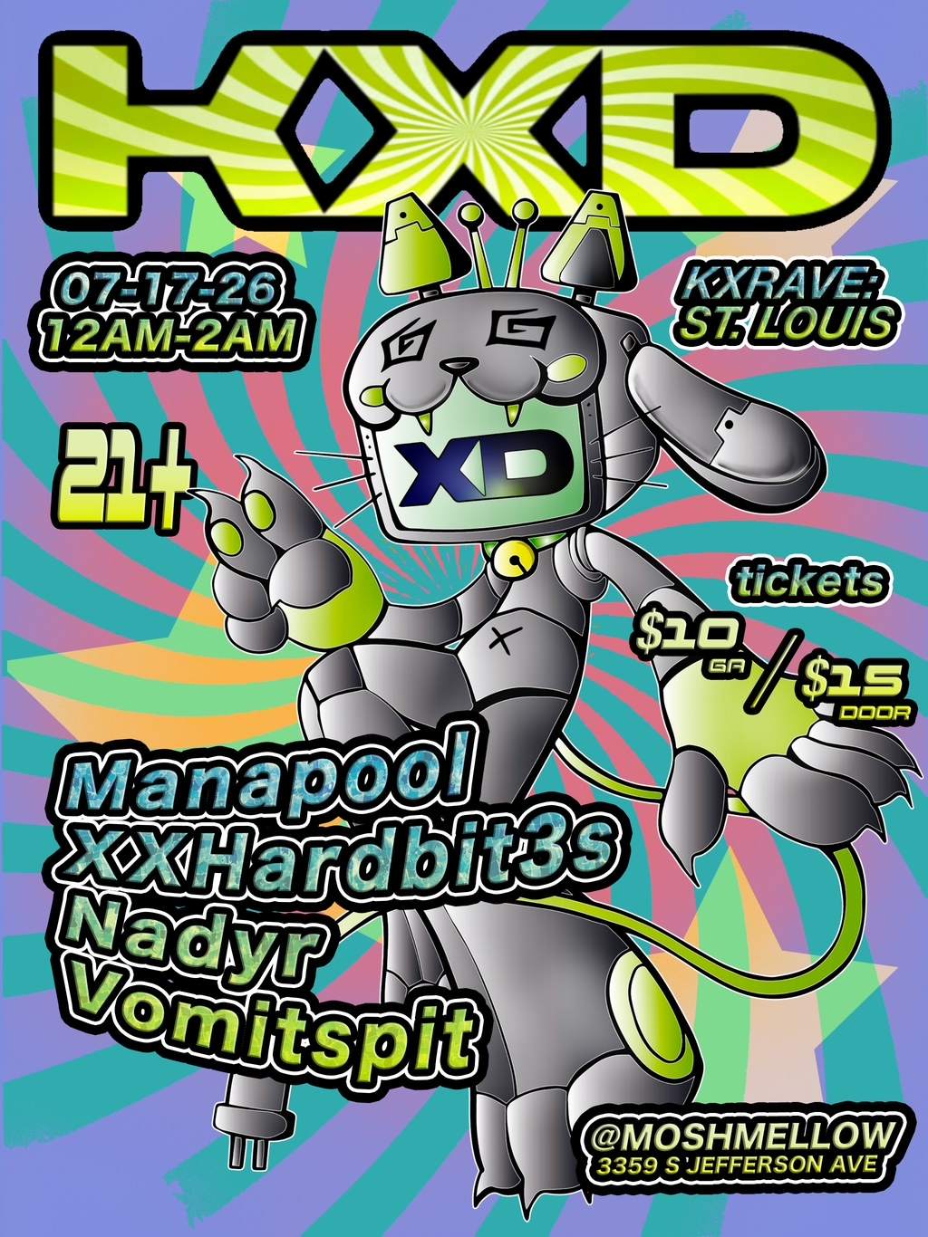 KXRave: St. Louis at Moshmellow, Missouri