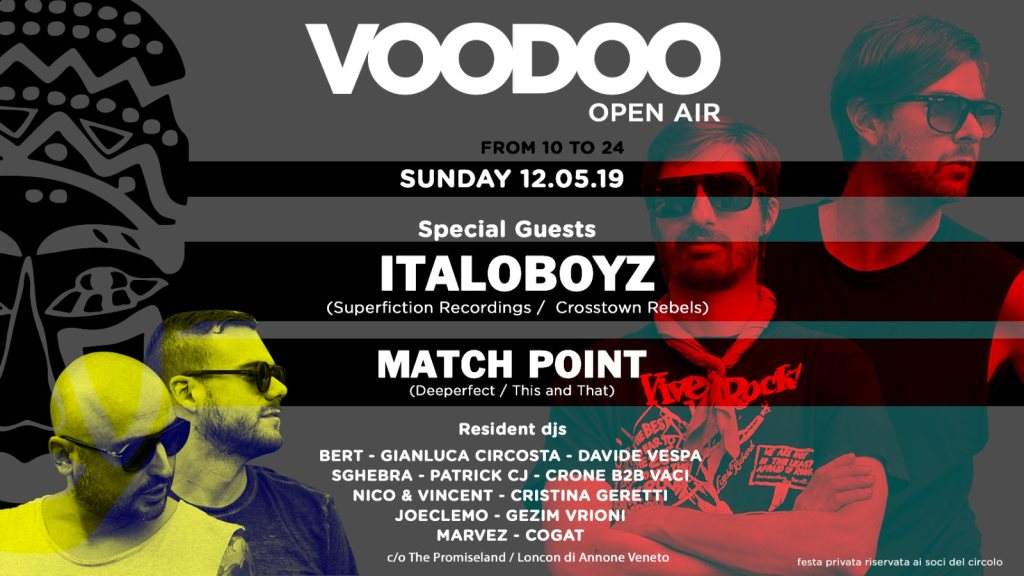 Voodoo Open AIR - with Italoboyz & Match Point - Página frontal