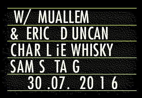 Whisky with Muallem & Eric Duncan - フライヤー裏