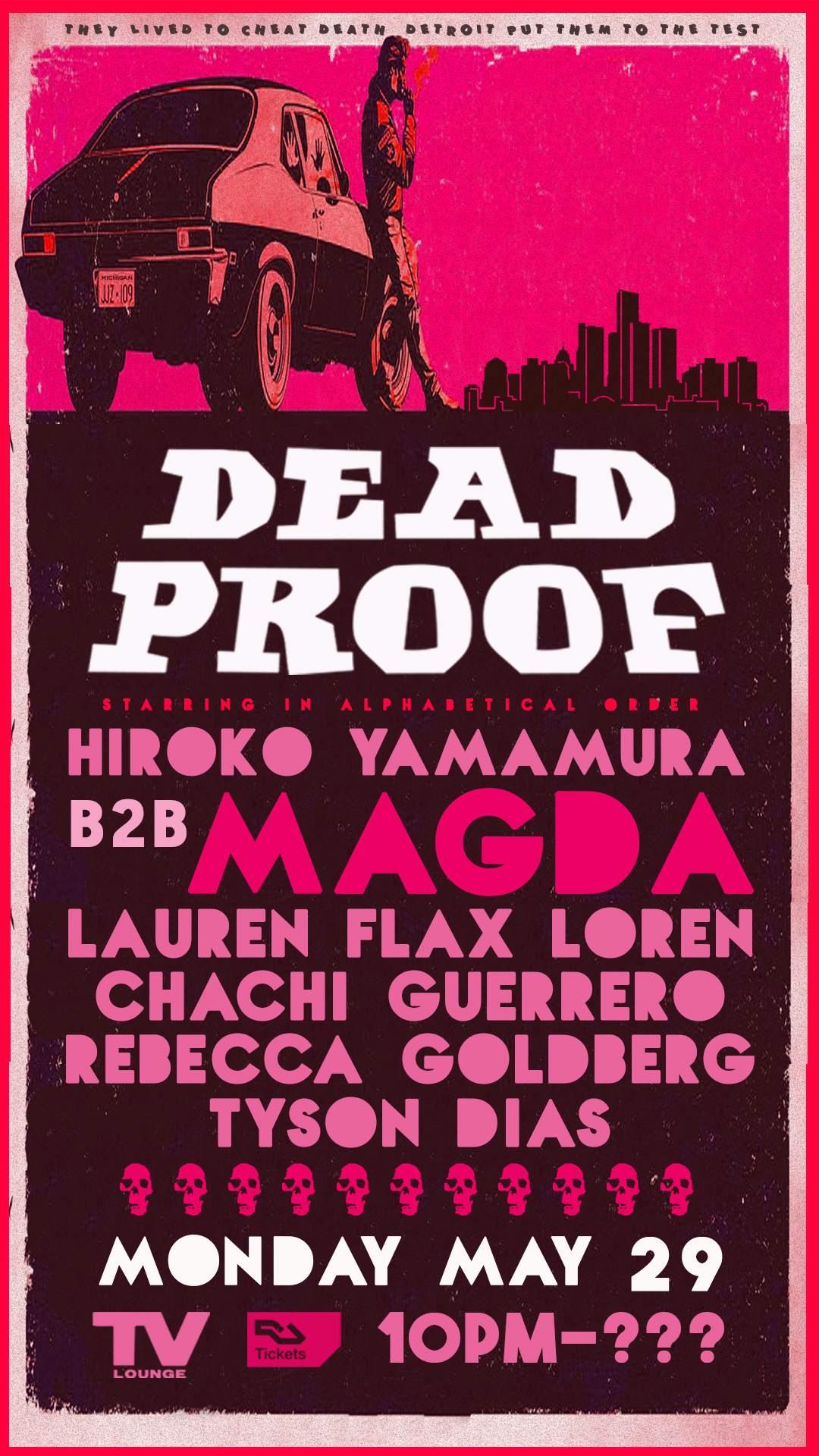 Dead Proof: wsg Magda at TV Lounge, Detroit