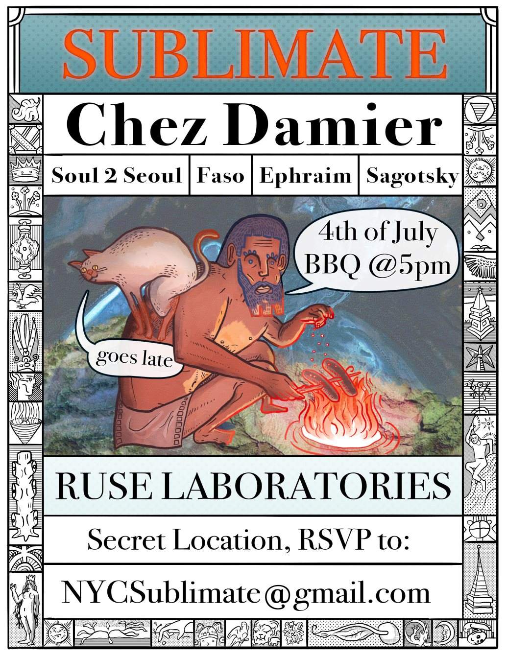 Sublimate & Ruse Labs present: Chez Damier - Página frontal