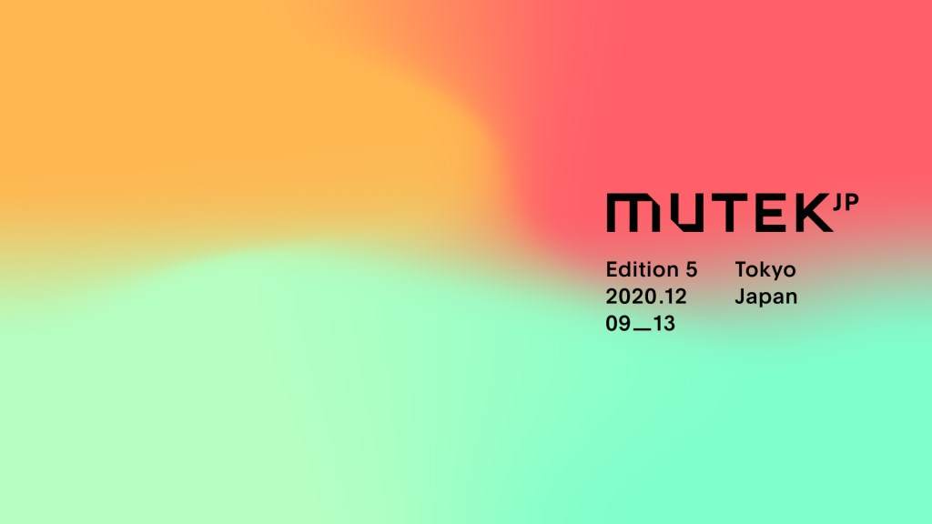 MUTEK.JP 2020 - フライヤー表