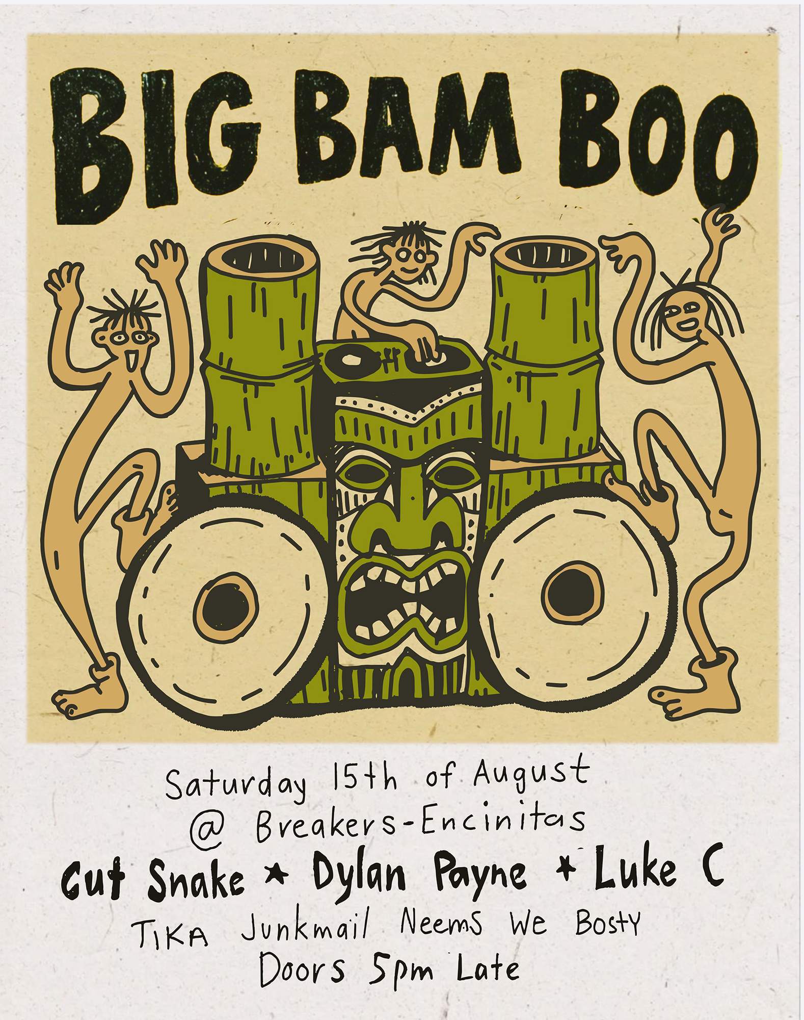 【J18624】Big Bam Boo BIG BAM BOO (Encinitas) at Breakers, San Diego