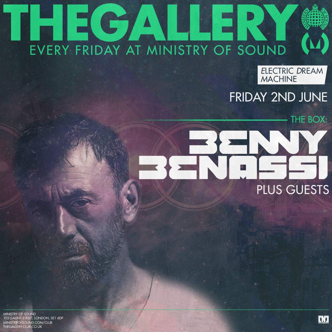 The Gallery: Benny Benassi - Página frontal