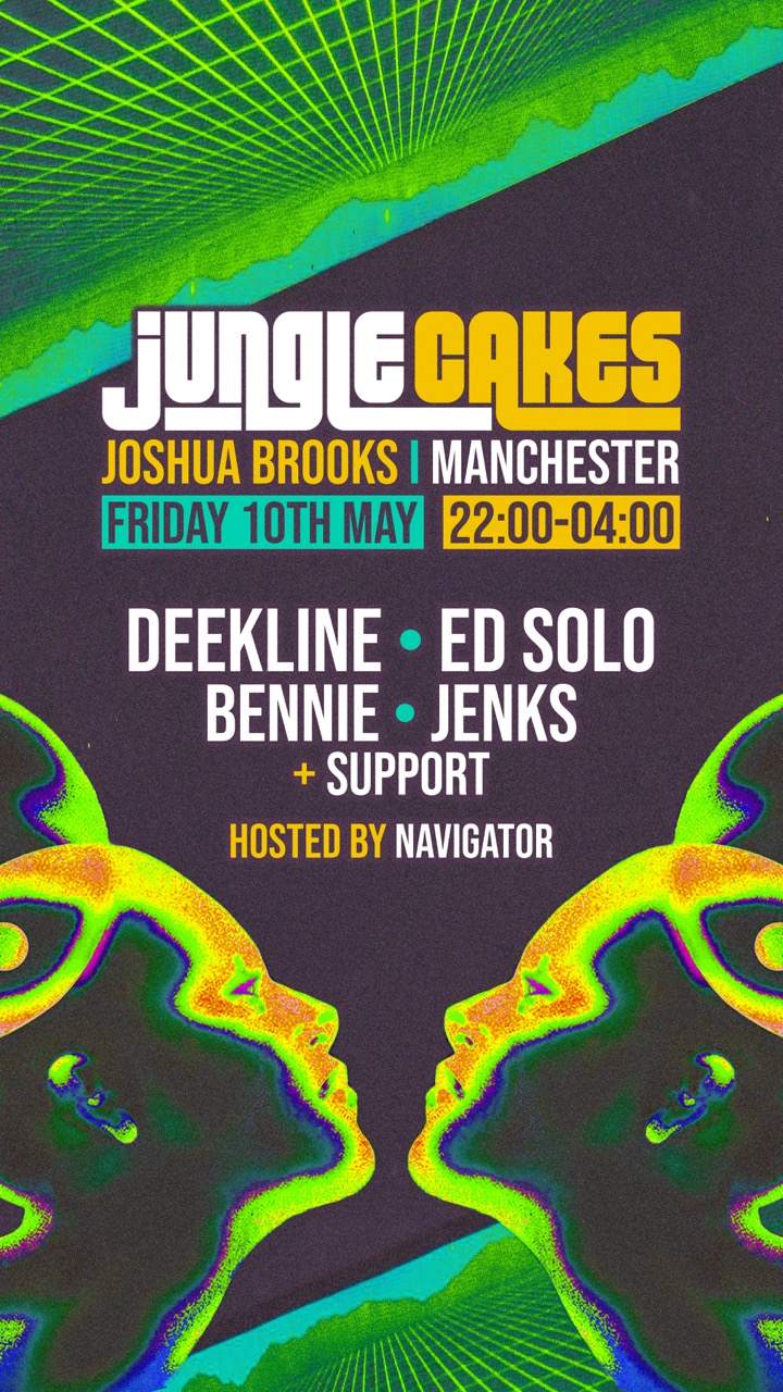 Jungle Cakes, Manchester - フライヤー表