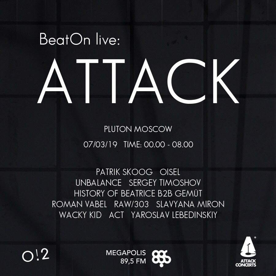 BeatOn Live: Attack - Página trasera