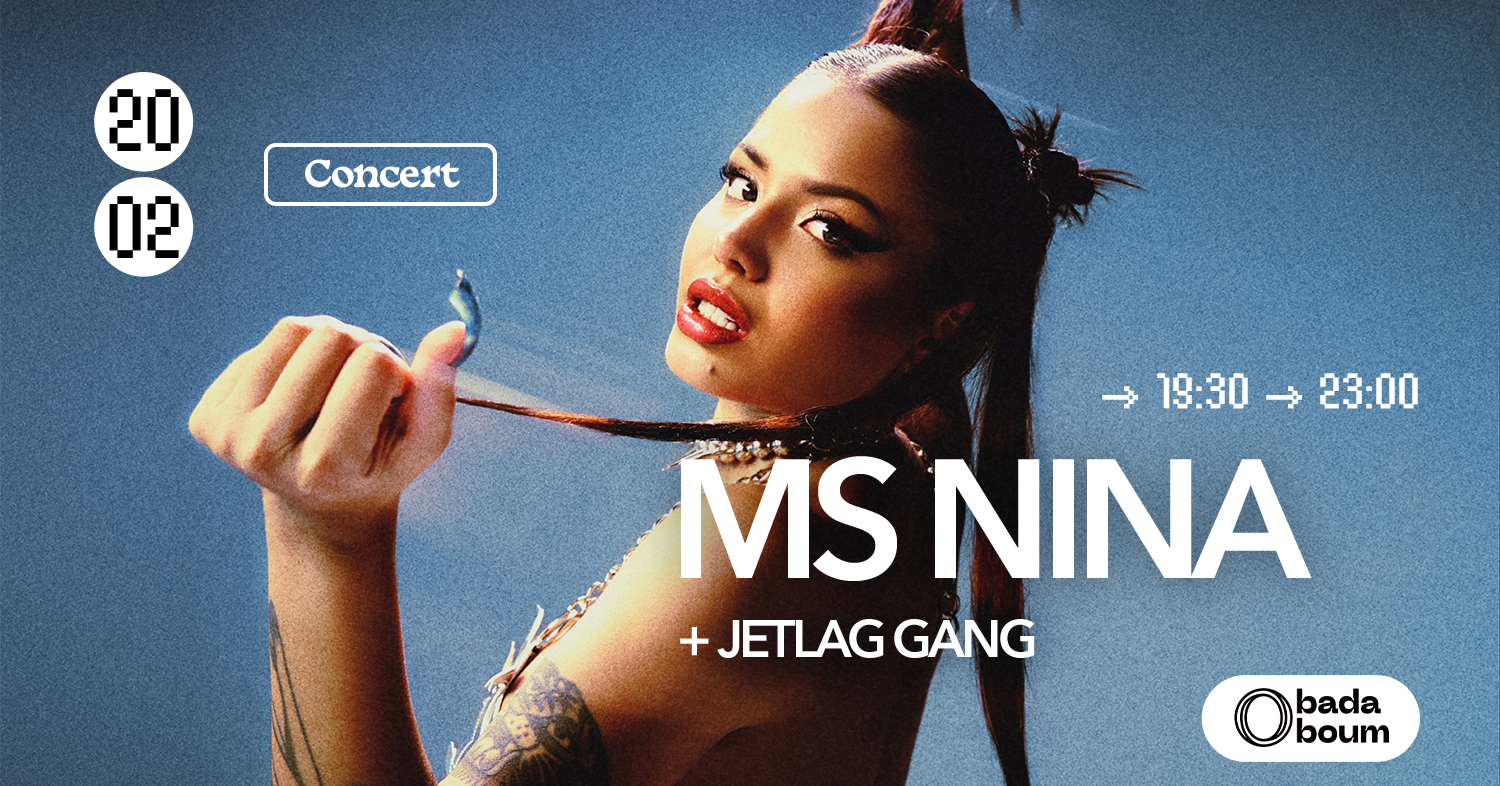 Concert — Ms Nina (+) JetLag gang - フライヤー表