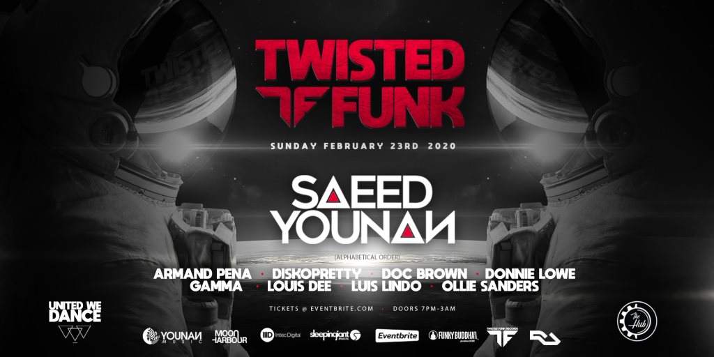 Twisted Funk with Saeed Younan - フライヤー表