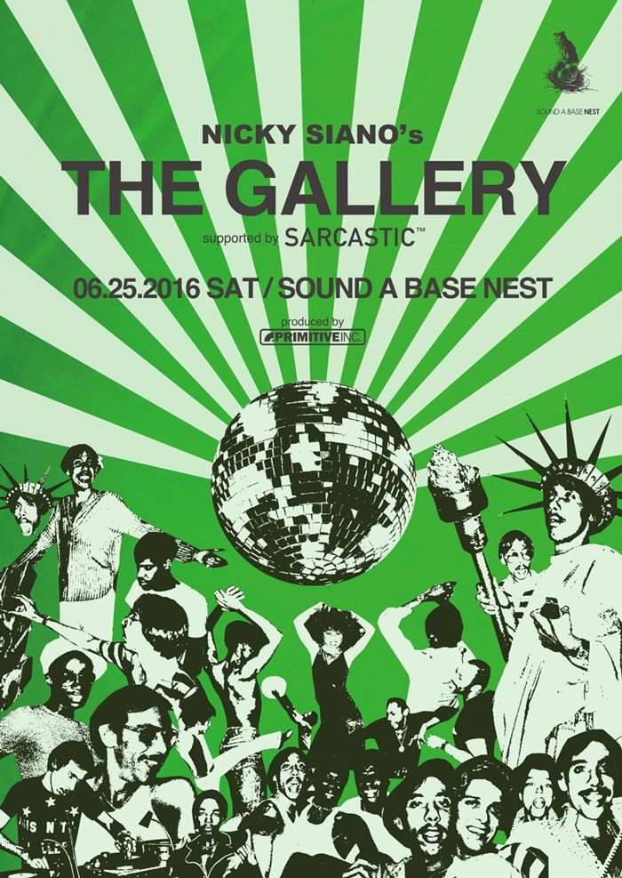 The Gallery supported by Sarcastic - フライヤー表