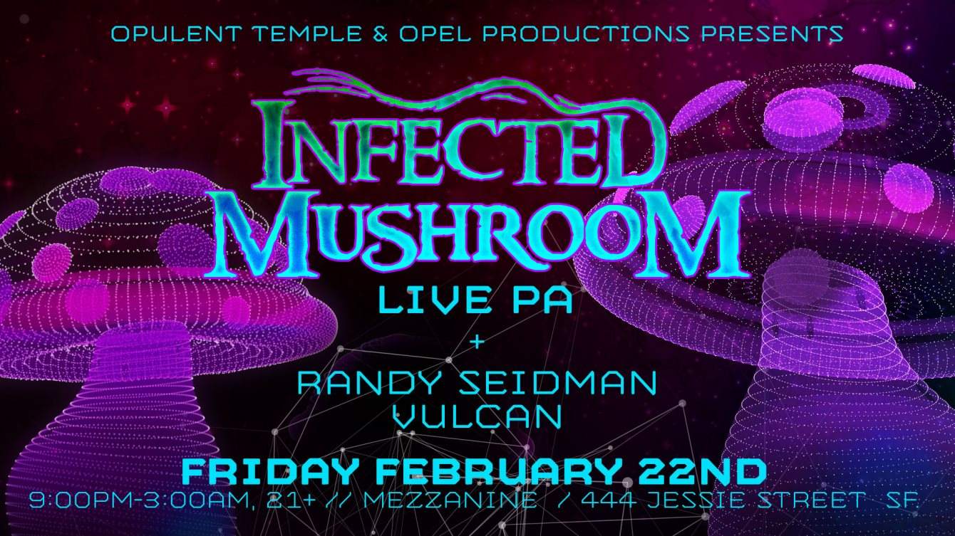 Opulent Temple & Opel Productions present Infected Mushroom (Live) - Sold Out - フライヤー表