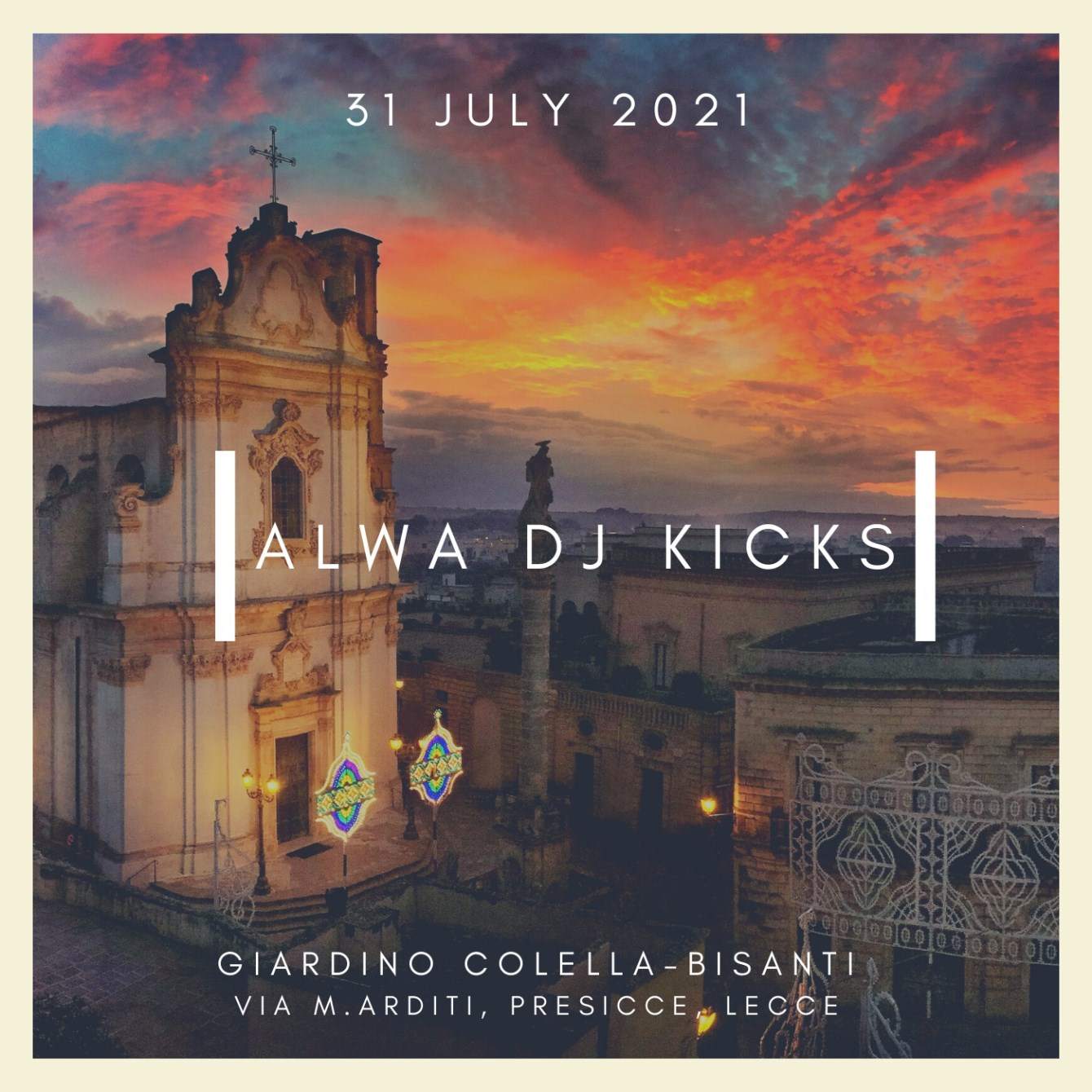 Alwa's dj Kicks - フライヤー表