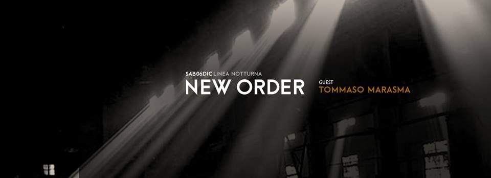 New Order w. Tommaso Marasma - Página frontal