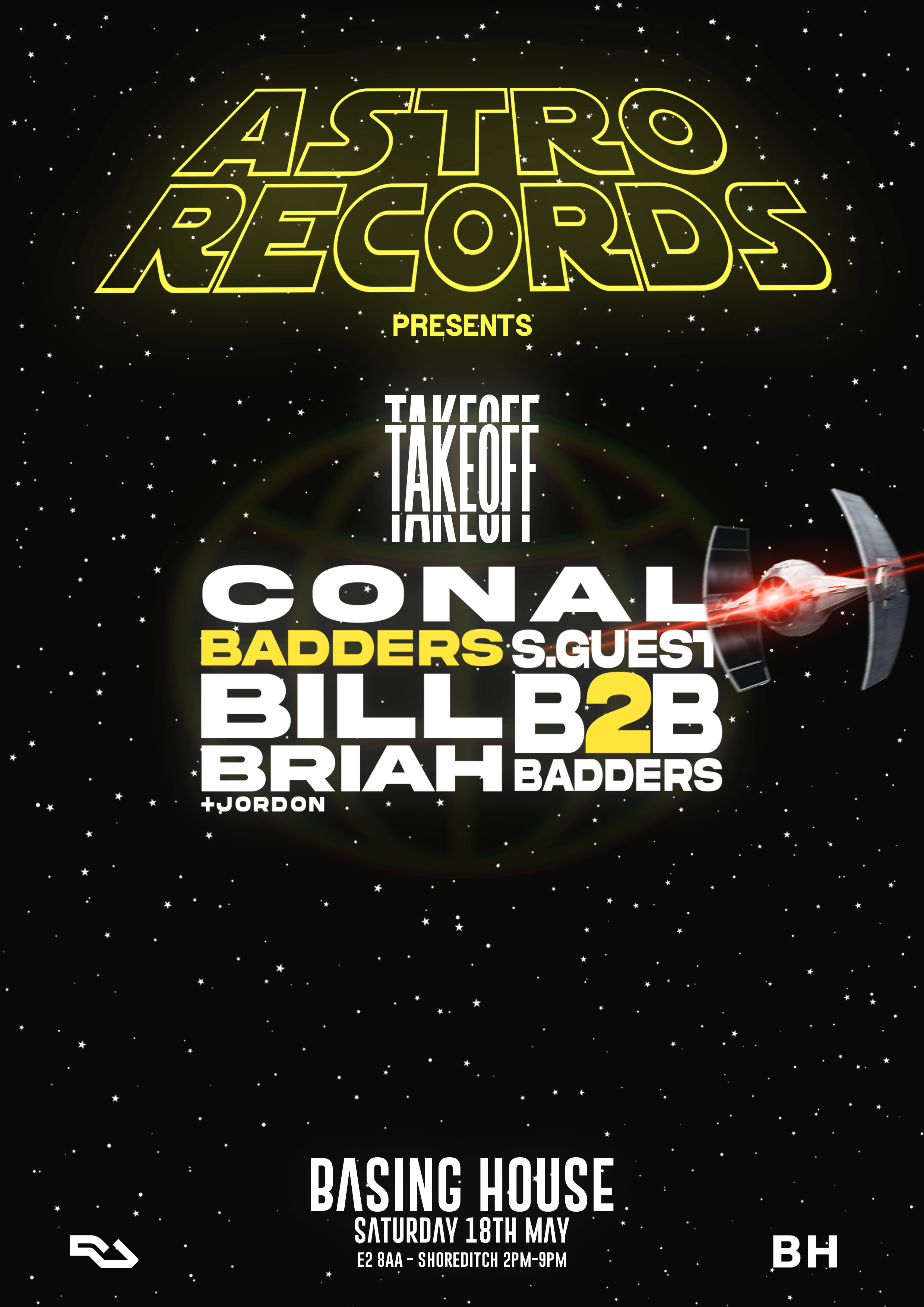 Astro Records presents: Takeoff - フライヤー表