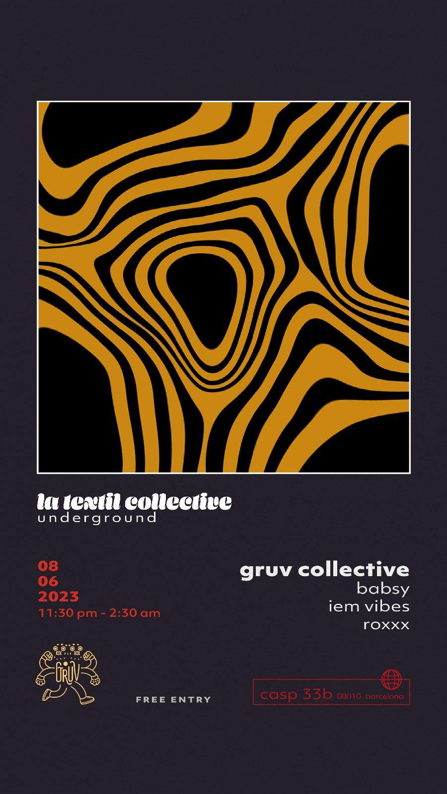 Gruv Collective: Babsy, IEM vibes, Roxxx - Página frontal