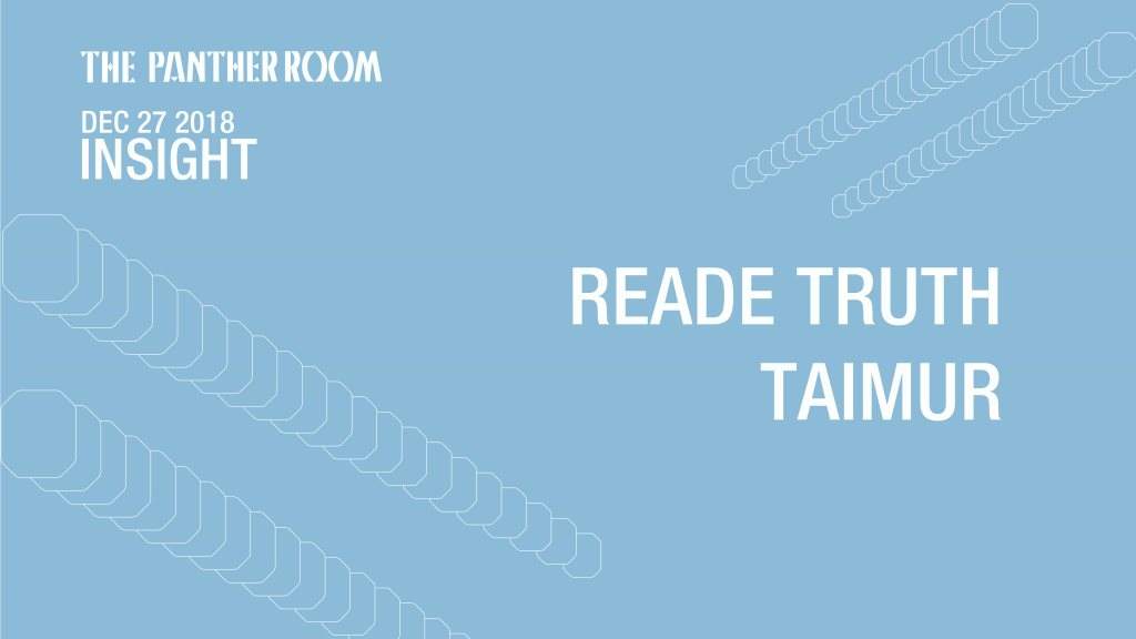 Insight - Reade Truth/ Taimur in The Panther Room - フライヤー裏