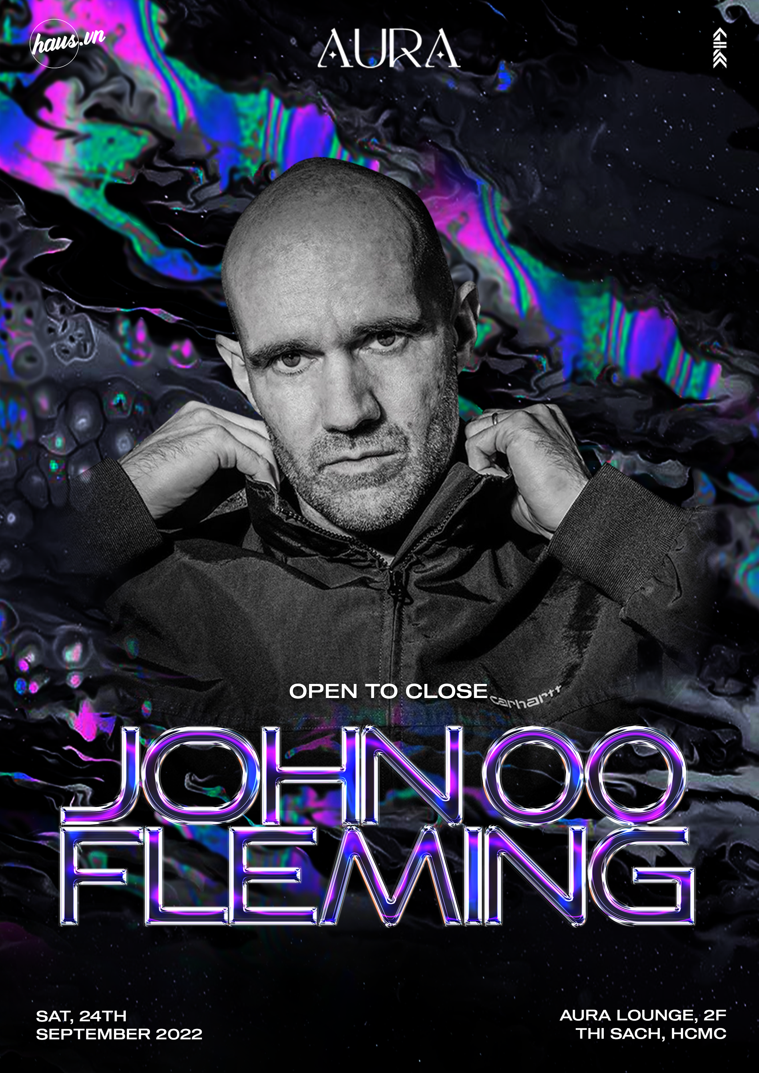 [SOLD OUT] John 00 Fleming [Open till Close] by hausvn & Aura Saigon - フライヤー表
