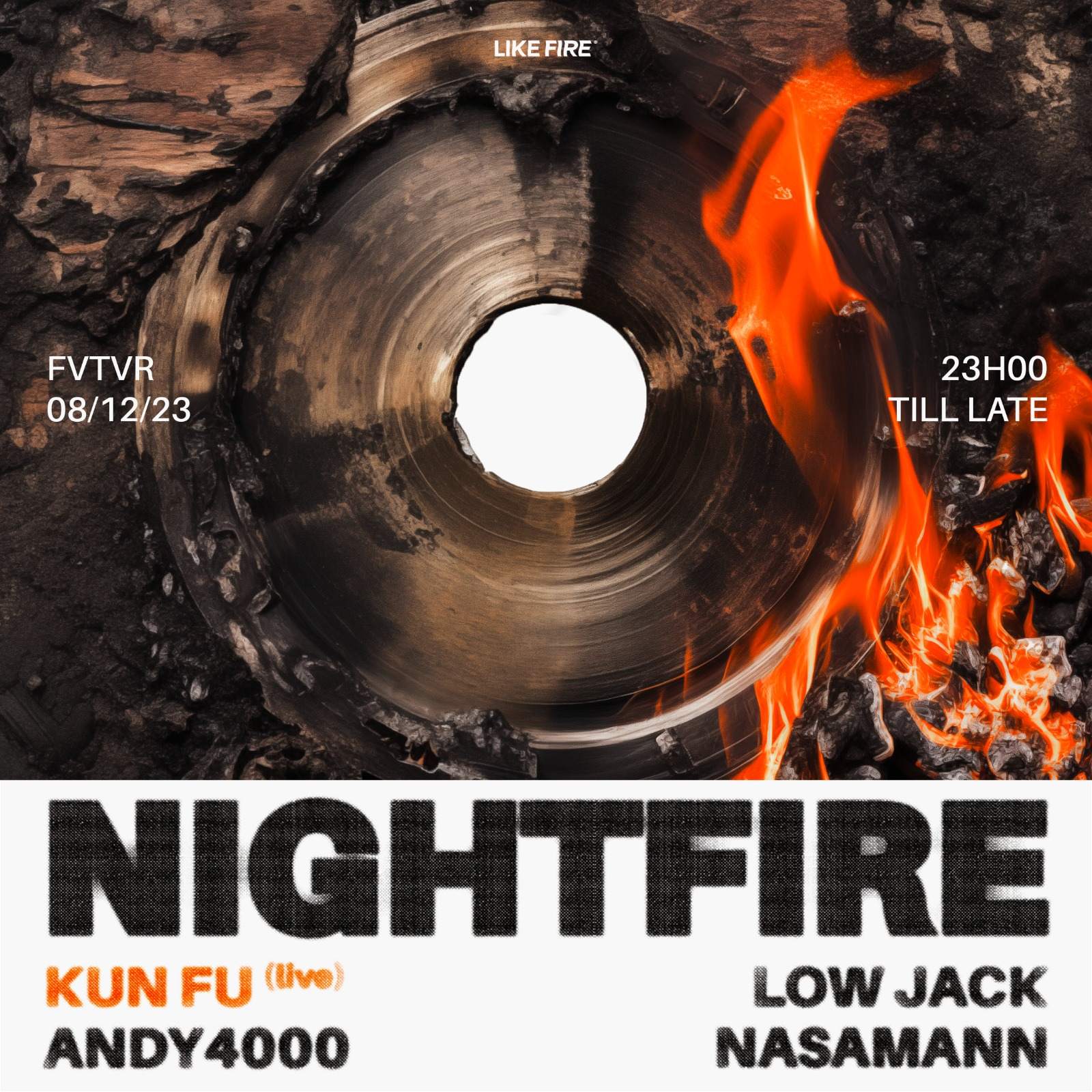 NIGHTFIRE III W/ ANDY4K, Low Jack & MORE - フライヤー表