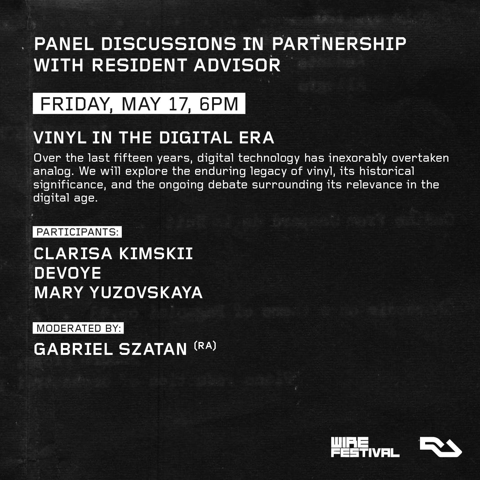 Resident Advisor X WIRE FESTIVAL 2024 Panel Discussions at Knockdown