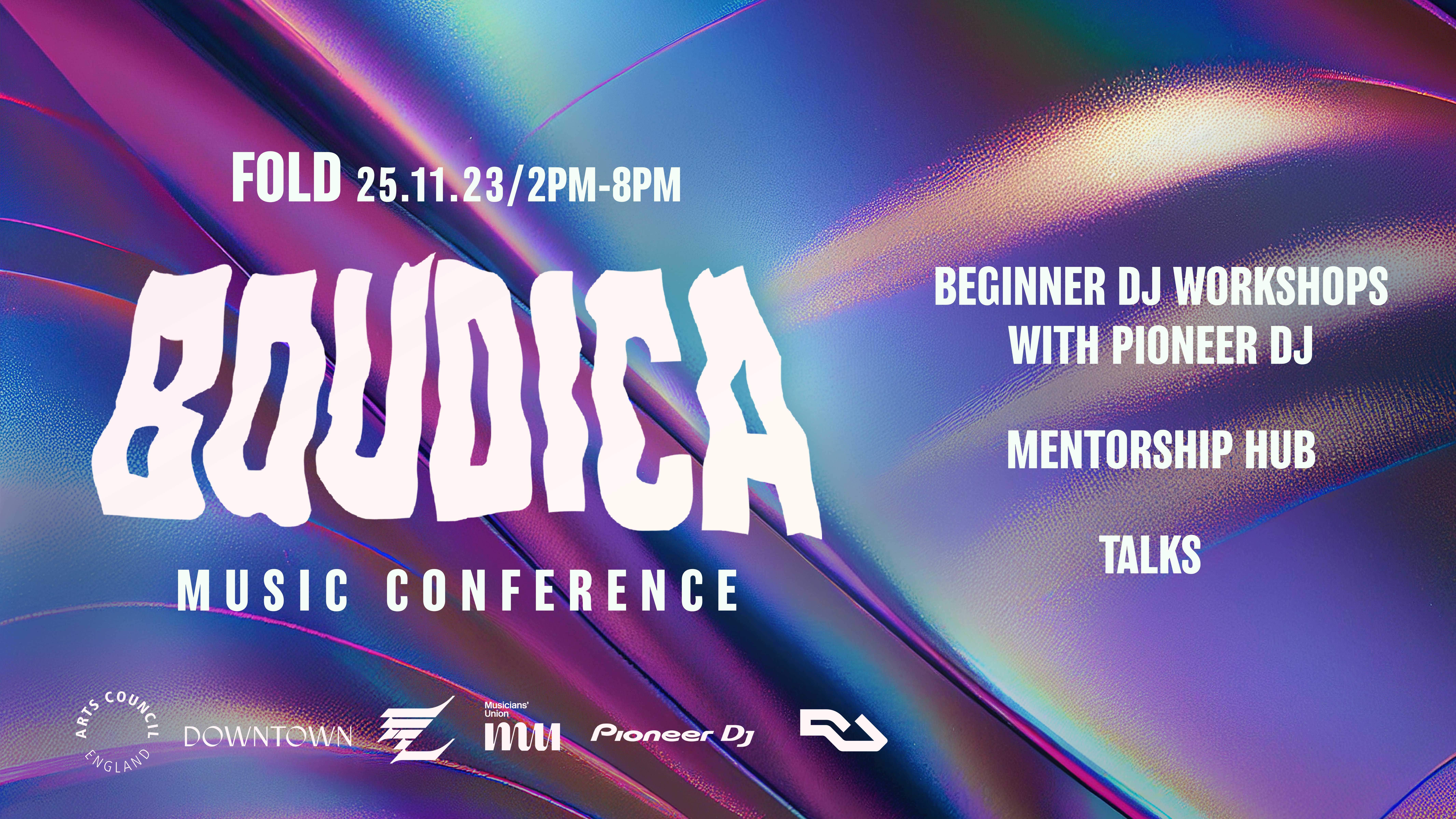 Boudica Music Conference 2023 - フライヤー表