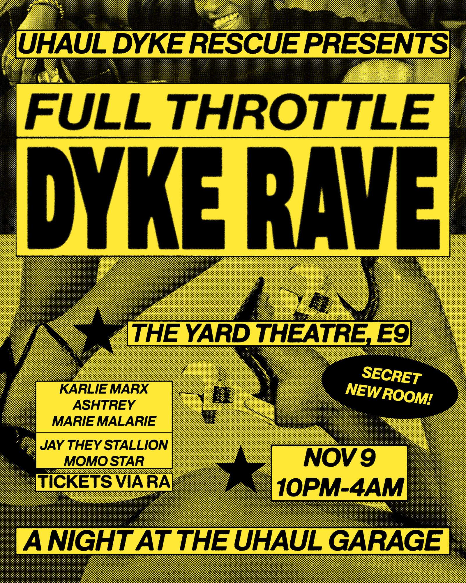 Full Throttle Dyke Rave at The Yard, London · Tickets