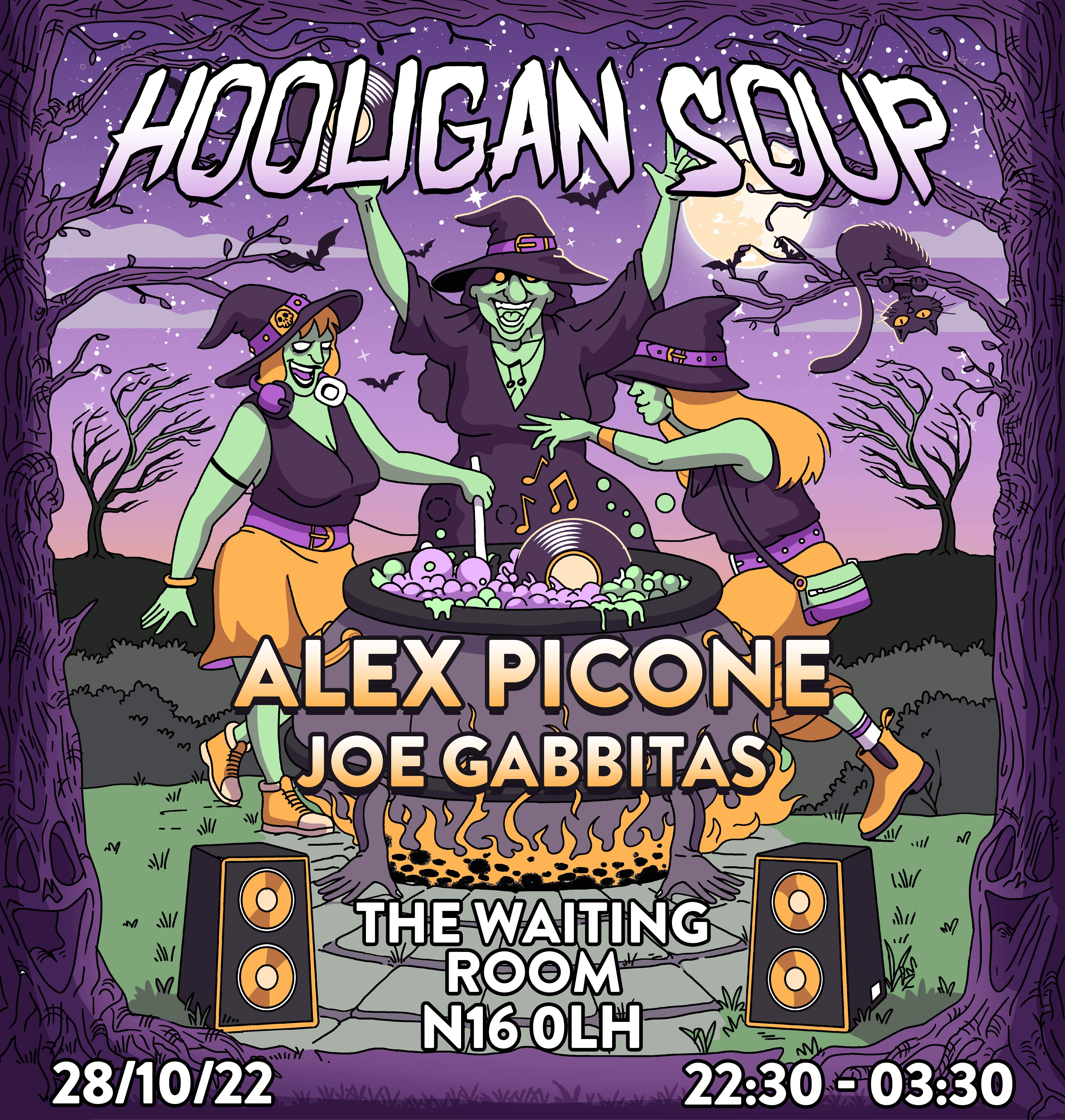 Hooligan Soup presents: Alex Picone - フライヤー表