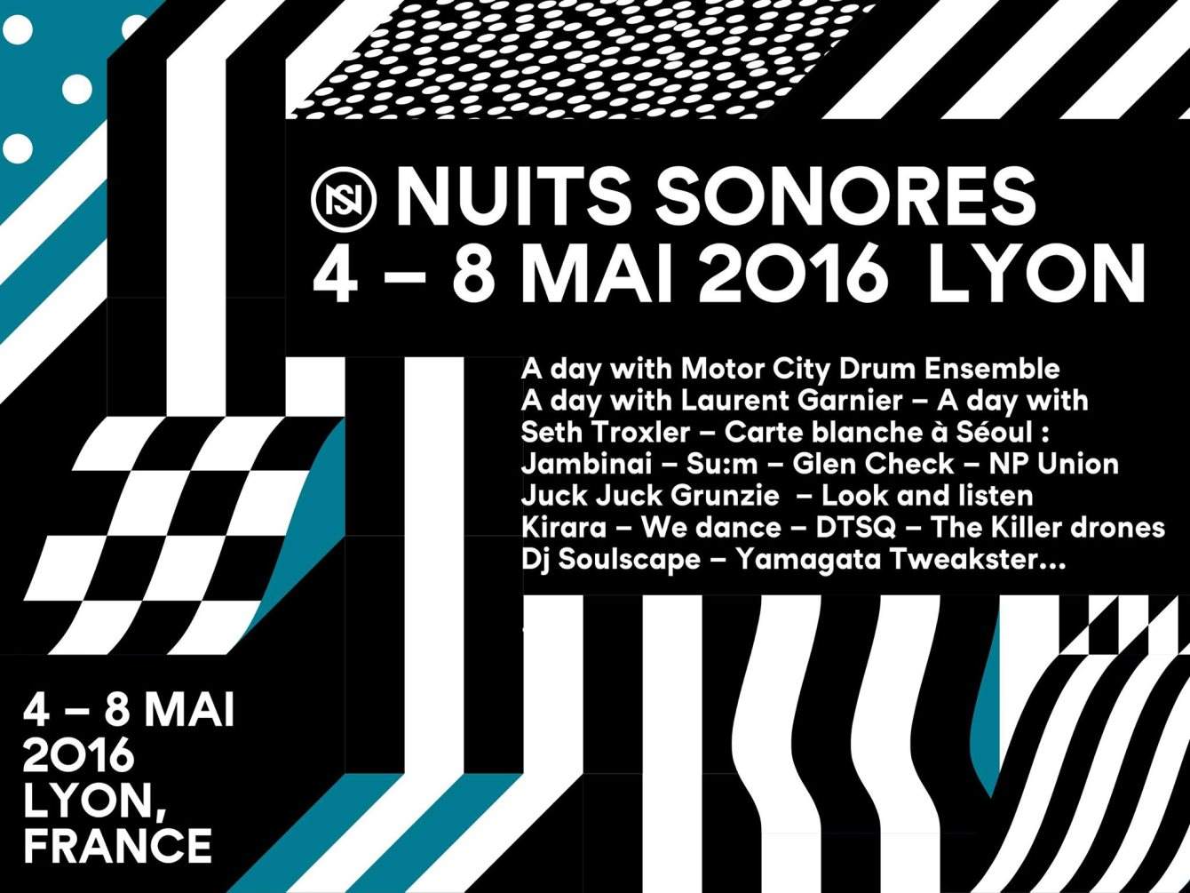 Nuits Sonores 2016 - フライヤー表