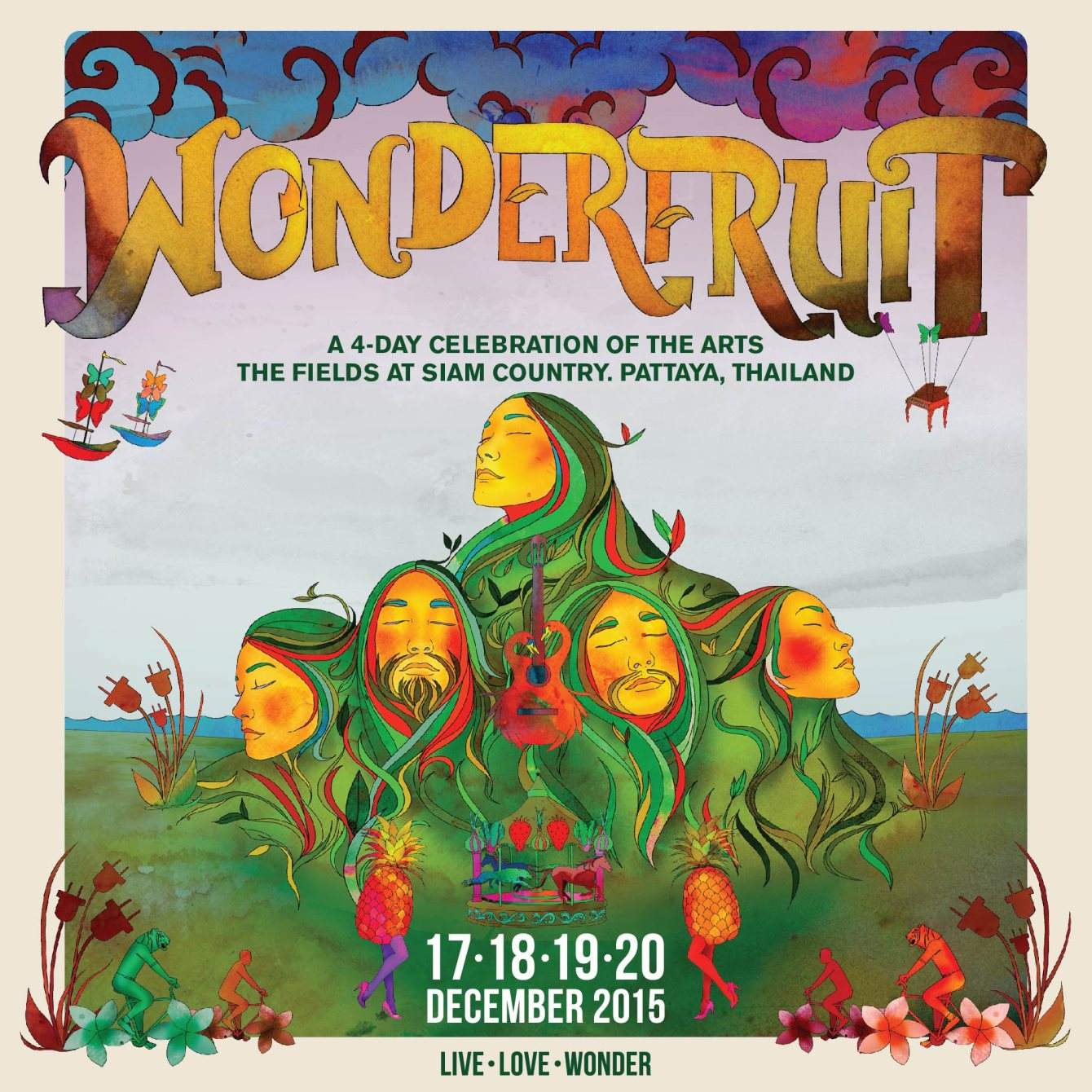 Wonderfruit Festival 2015 - フライヤー表