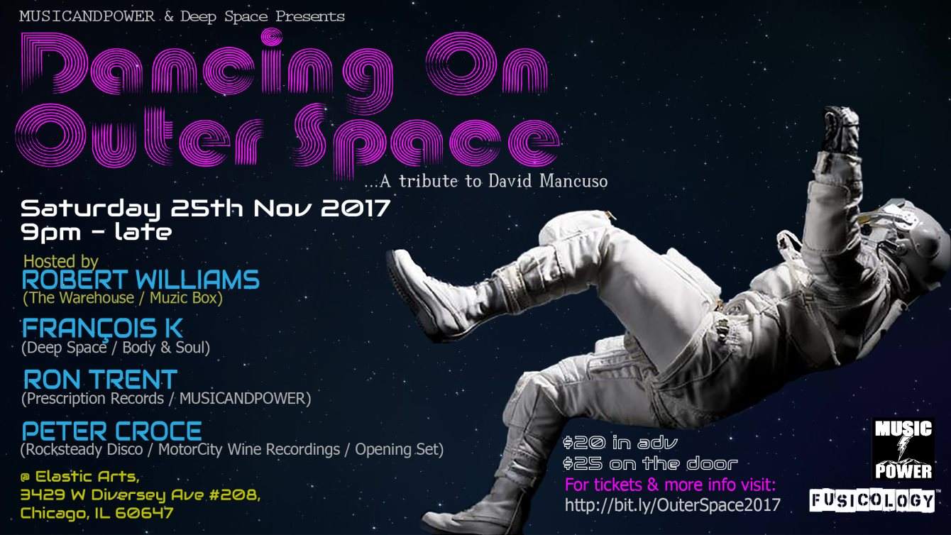 Musicandpower & Deep Space presents - 'Dancing On Outer Space: A Tribute To David Mancuso - Página frontal