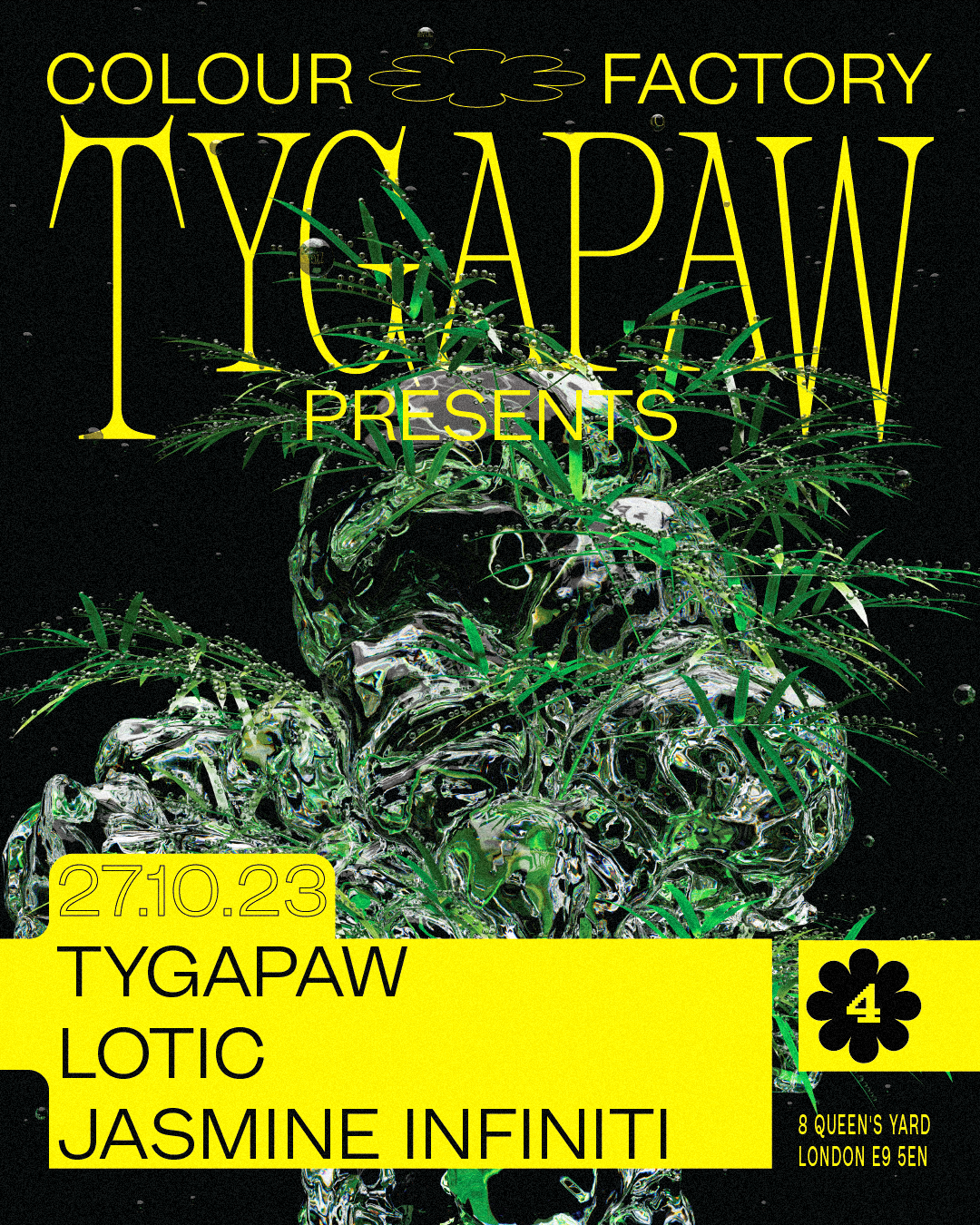 TYGAPAW presents: Lotic & Jasmine Infiniti - Página frontal