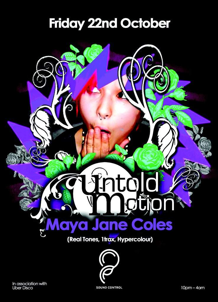 Untold Motion presents: Maya Jane Coles - Página frontal