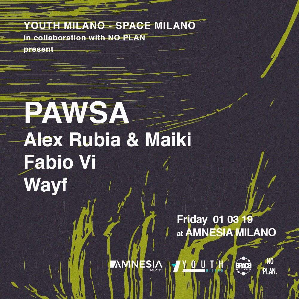 PAWSA, Alex Rubia & Maiki, Fabio Vi, Wayf - Página frontal