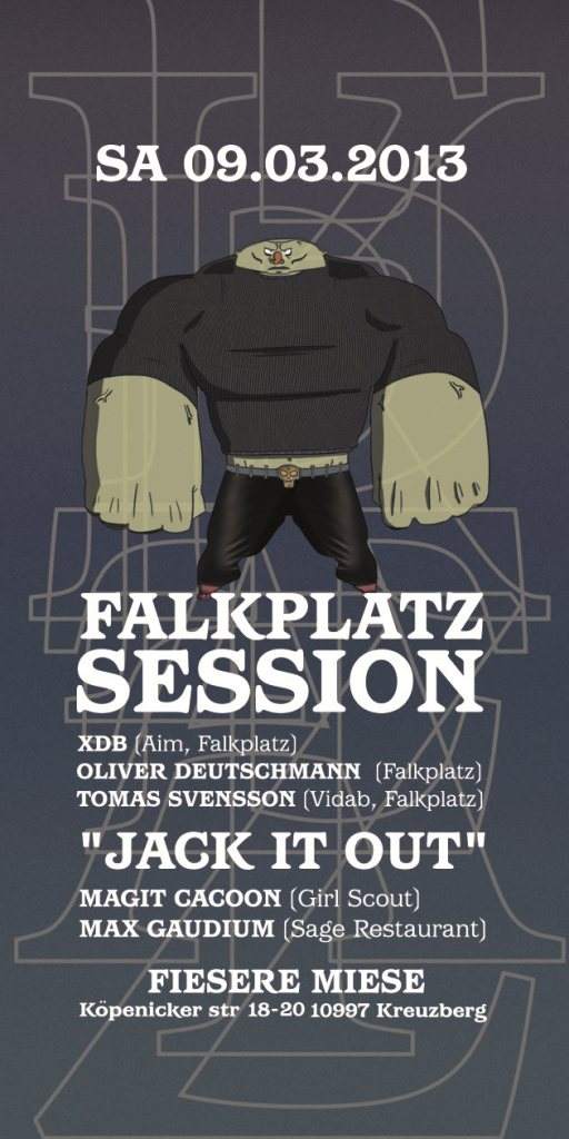Falkplatz Session - フライヤー表