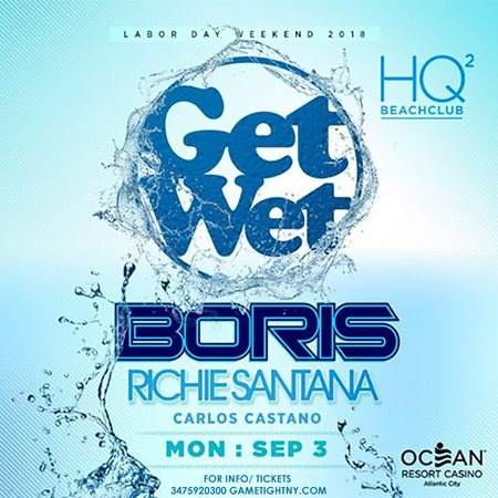 Boris & Richie Santana Get Wet LDW Pool Party at HQ2 Beachclub - Página frontal