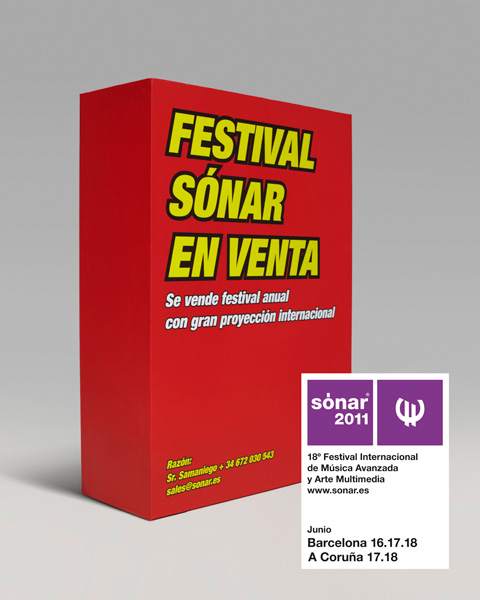 Sonar Galicia 2011 - Friday - フライヤー表