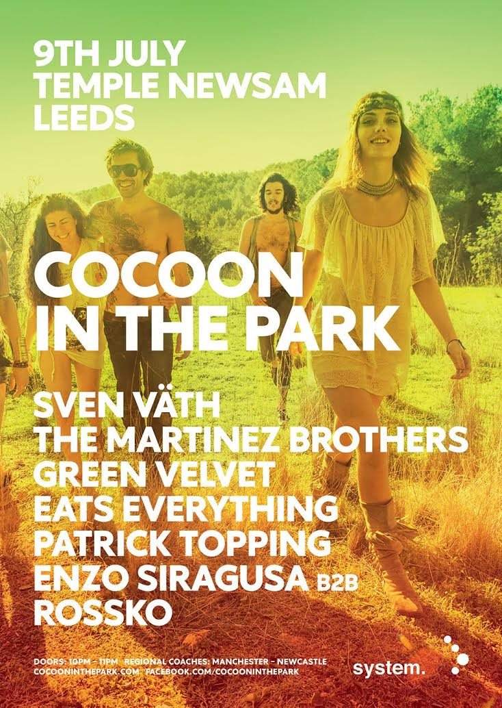 Cocoon In The Park - 2016 - Página frontal