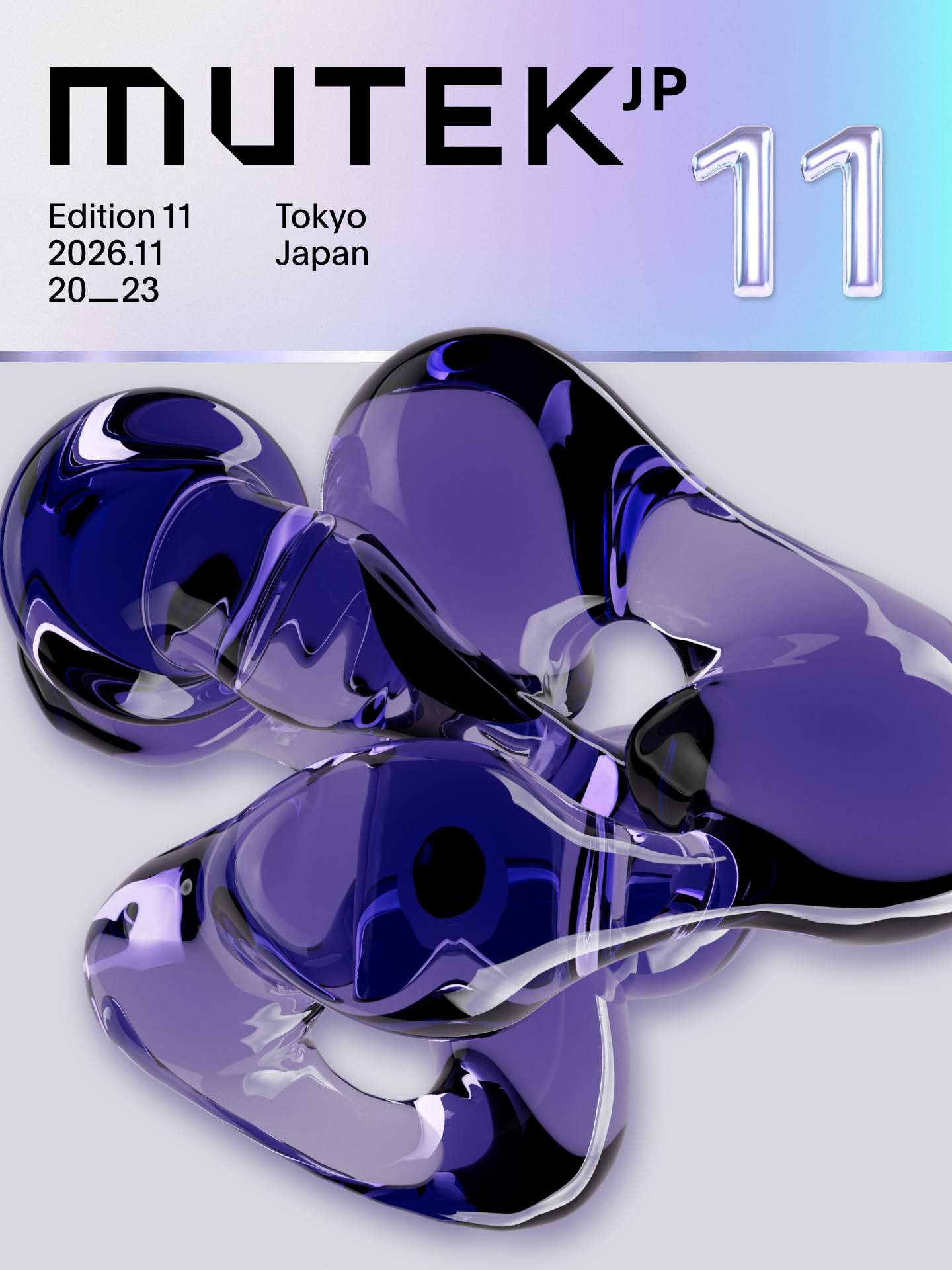 WARNER MUSIC JAPAN NEW RELEASE 〜VOL.11 MUTEK.JP 2026 Edition 11 bij MoN Takanawa: The Museum of