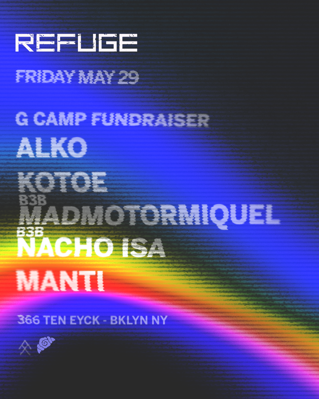 Refuge Friday: G Camp Fundraiser with Kotoe, Madmotormiquel, Nacho Isa ...