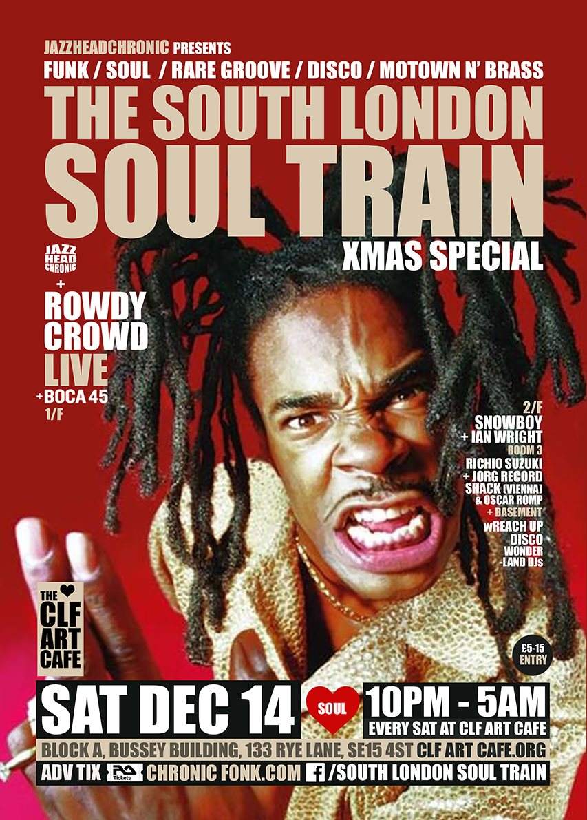 The South London Soul Train with The Correspondents (Live) - More - Página trasera