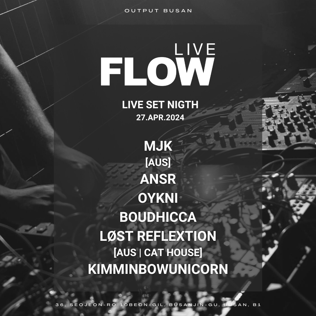 FLOW Live [Live Set Night] BUSAN - Página frontal
