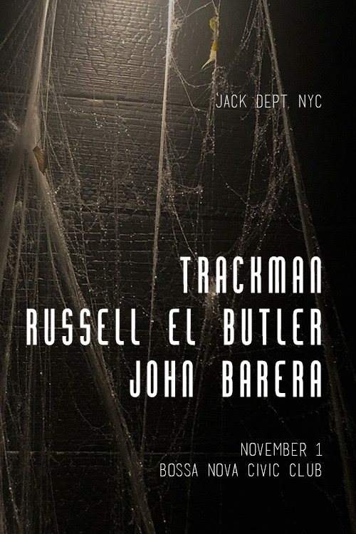 Jack Dept NYC. / Trackman / Russell E.L. Butler / John Barera - Página frontal