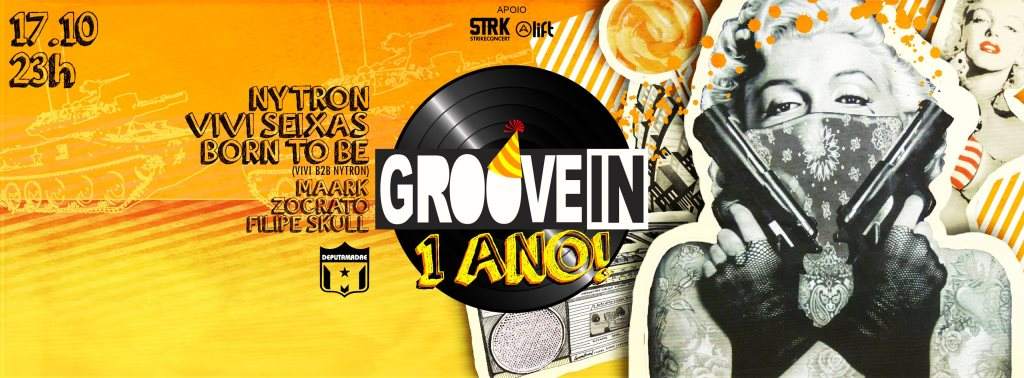 Groove In 1 ano - Página frontal