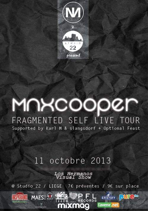 NN Pres. MAX Cooper Fragmented Self Live Tour - フライヤー表
